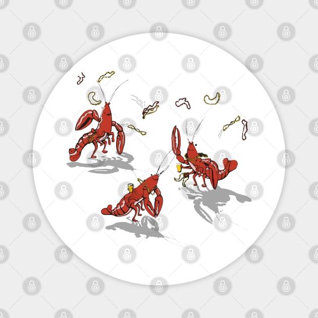 Partydads Crawfish Magnet by HolidayBug